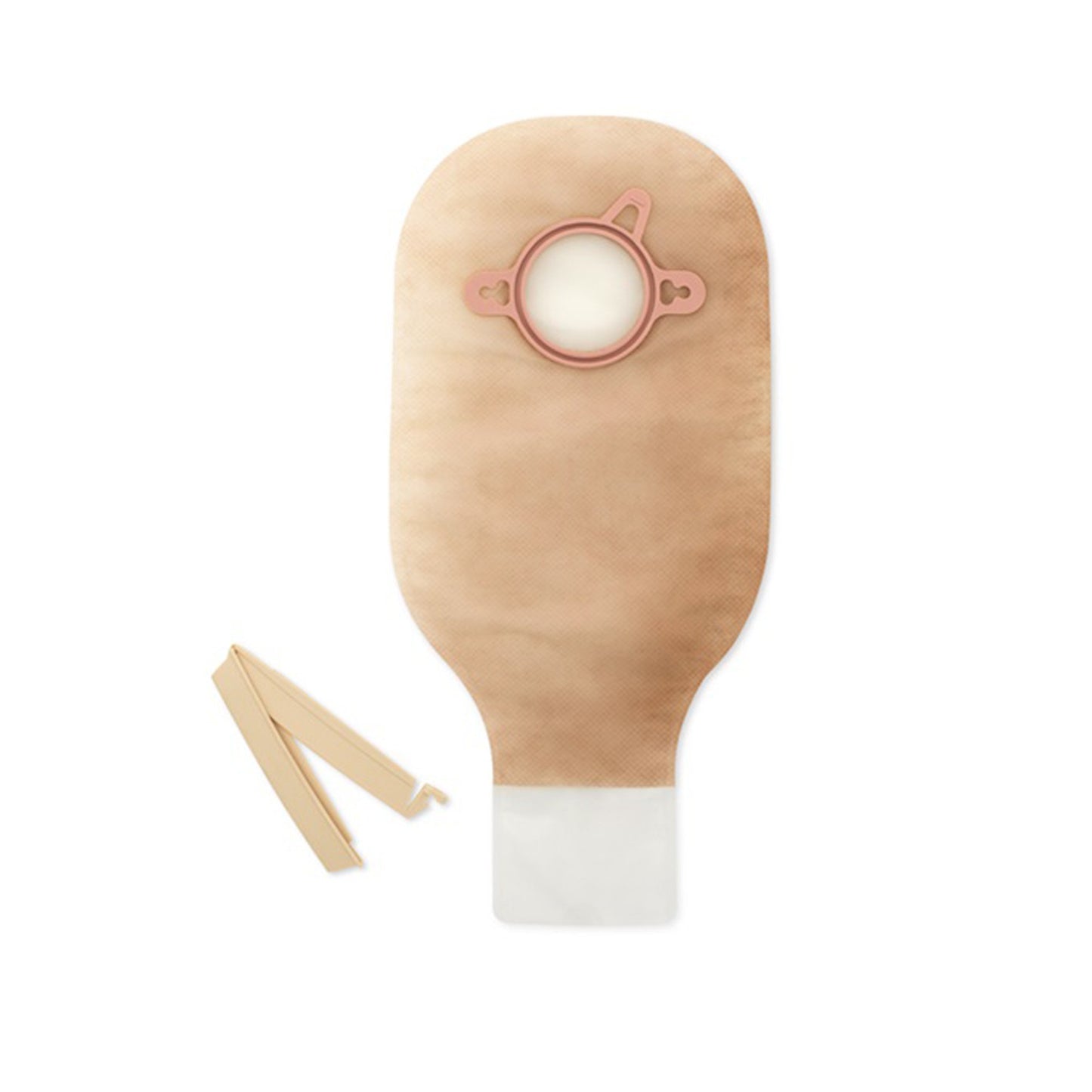 New Image™ 2-Piece Transparent Colostomy Pouch, Pre-cut to Fit 44mm, Green Match 18102