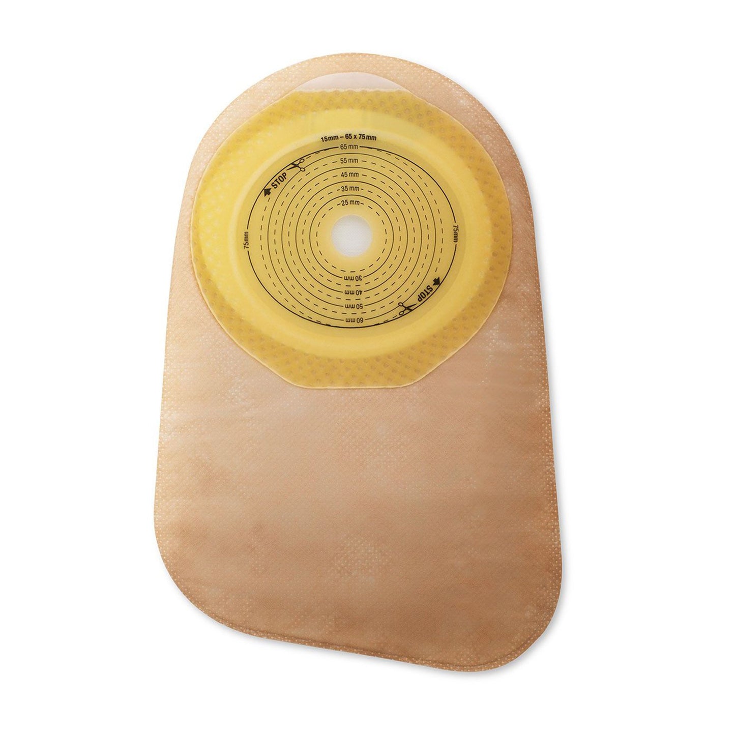 Premier™ One-Piece Closed End Beige Colostomy Pouch, Pre-cut to Fit 35 mm Stoma 82335