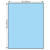 Halyard Blue General Purpose Drape, 76 x 96 Inch