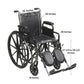 McKesson Wheelchair, 16 Inch Seat Width 146-SSP216DDA-SF