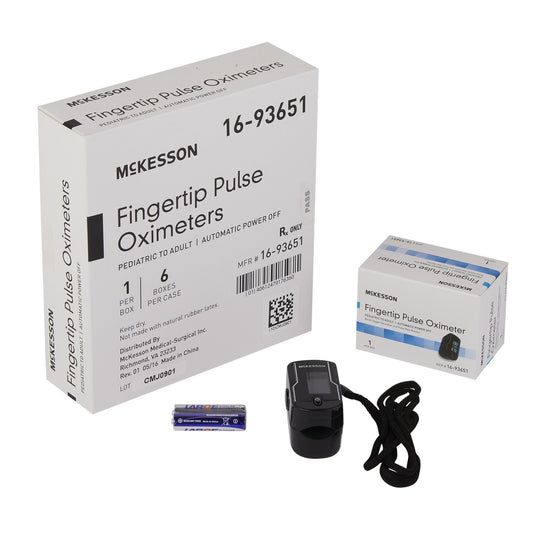 Fingertip Pulse Oximeter McKesson Adult - 16-93651