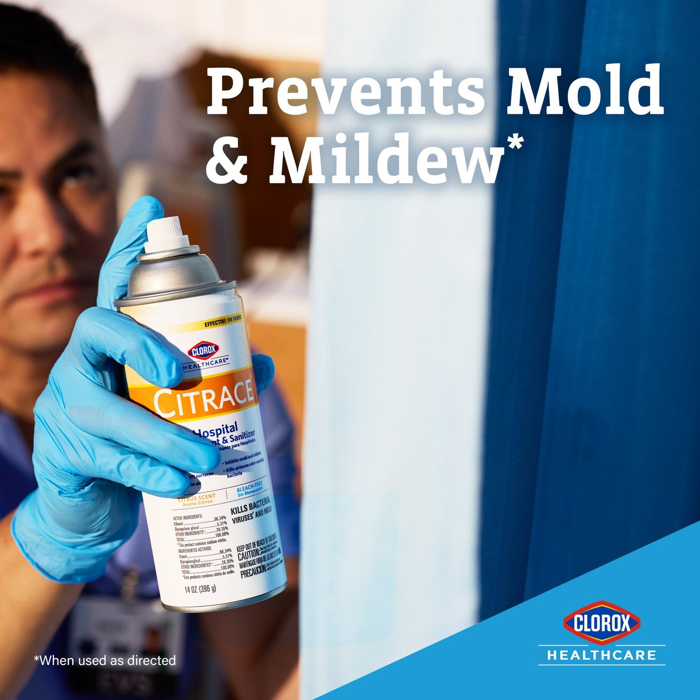 Clorox Healthcare® Citrace® Hospital Disinfectant & Sanitizer, Citrus Scent 49100