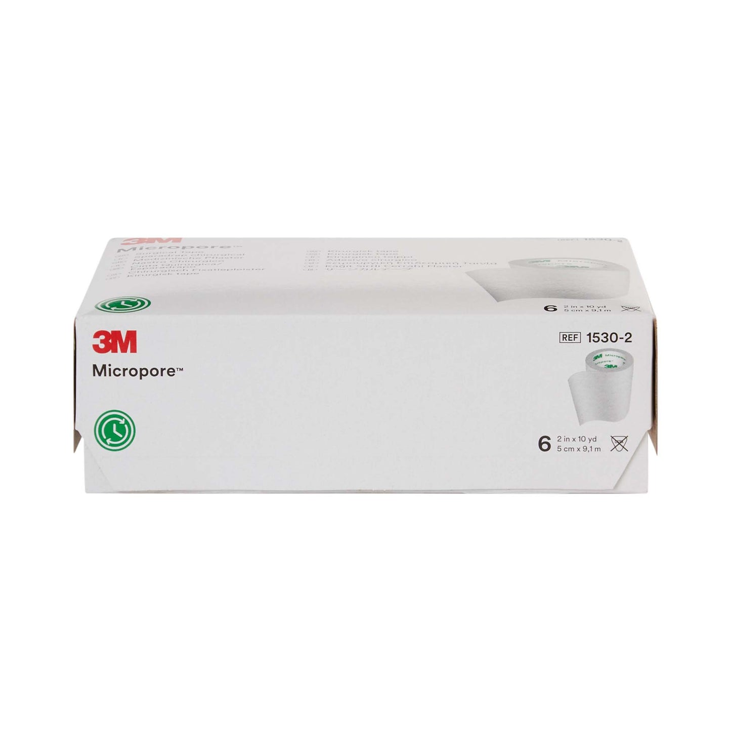 3M™ Micropore™ Paper Medical Tape, 2 Inch x 10 Yard, White 1530-2