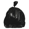 Trash Bag Colonial Bag 7 gal. Black LLDPE 0.35 mil 20 X 21 Inch X-Seal Bottom Flat Pack - CBB21L