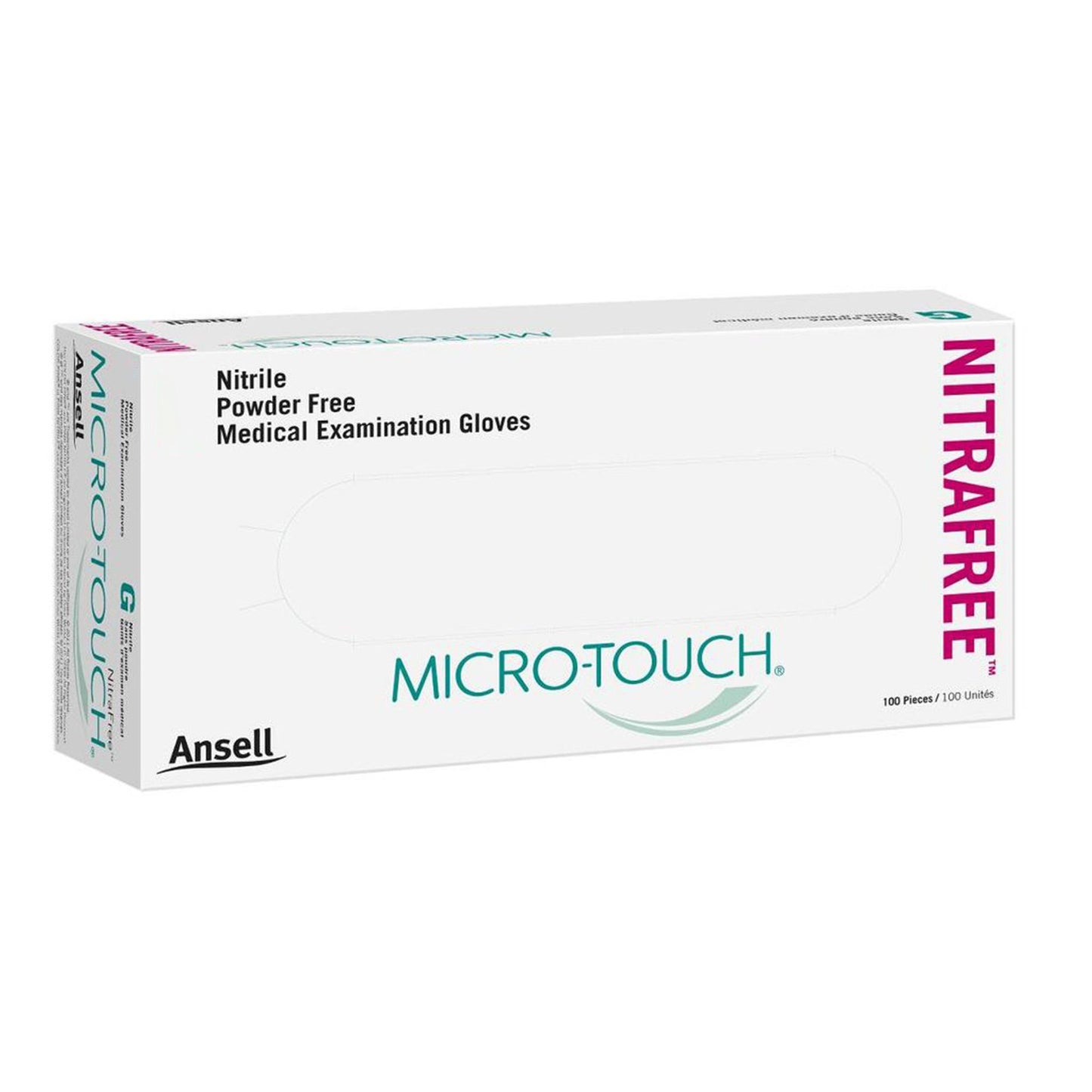 Micro-Touch® NitraFree™ Nitrile Exam Glove, Large, Pink 6034513