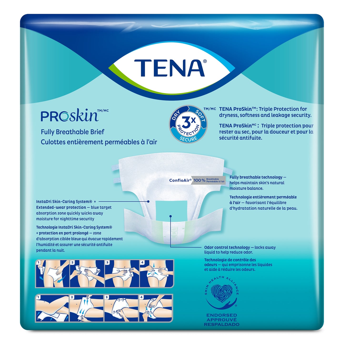Tena Super Adult Heavy-Absorbent Incontinence Brief, Extra Large 68011