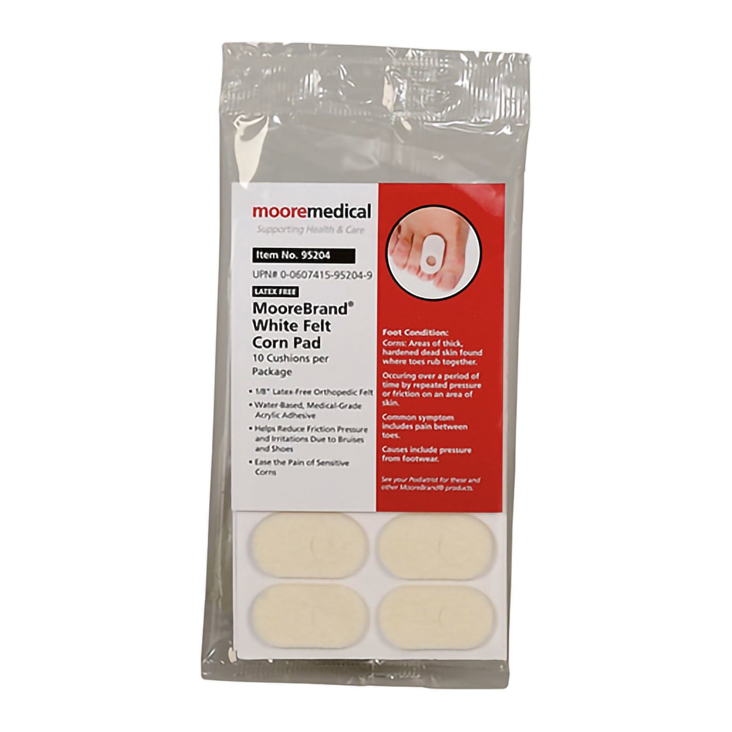 MooreBrand Pedi-Pads Corn Pad, Size 101-A 95204