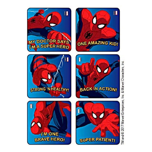 Medibadge® KLS™ Spider-Man Strong n Healthy Stickers 2502