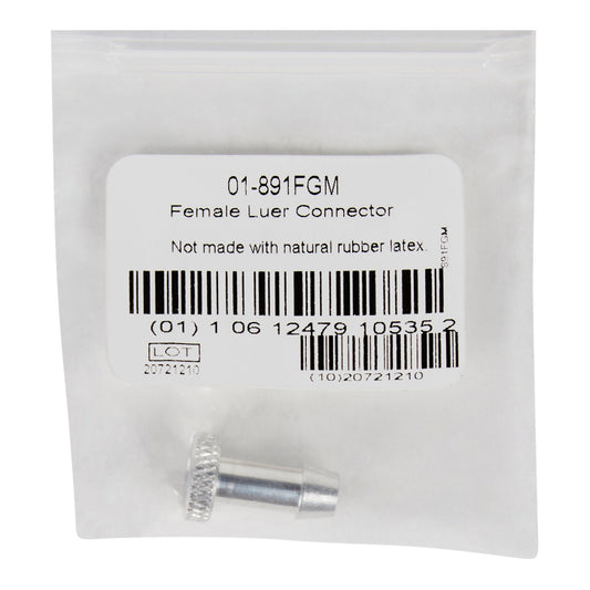 McKesson Brand entrust Performance Plus Female Blood Pressure Unit Tube Luer Connector 01-891FGM, 1 Each
