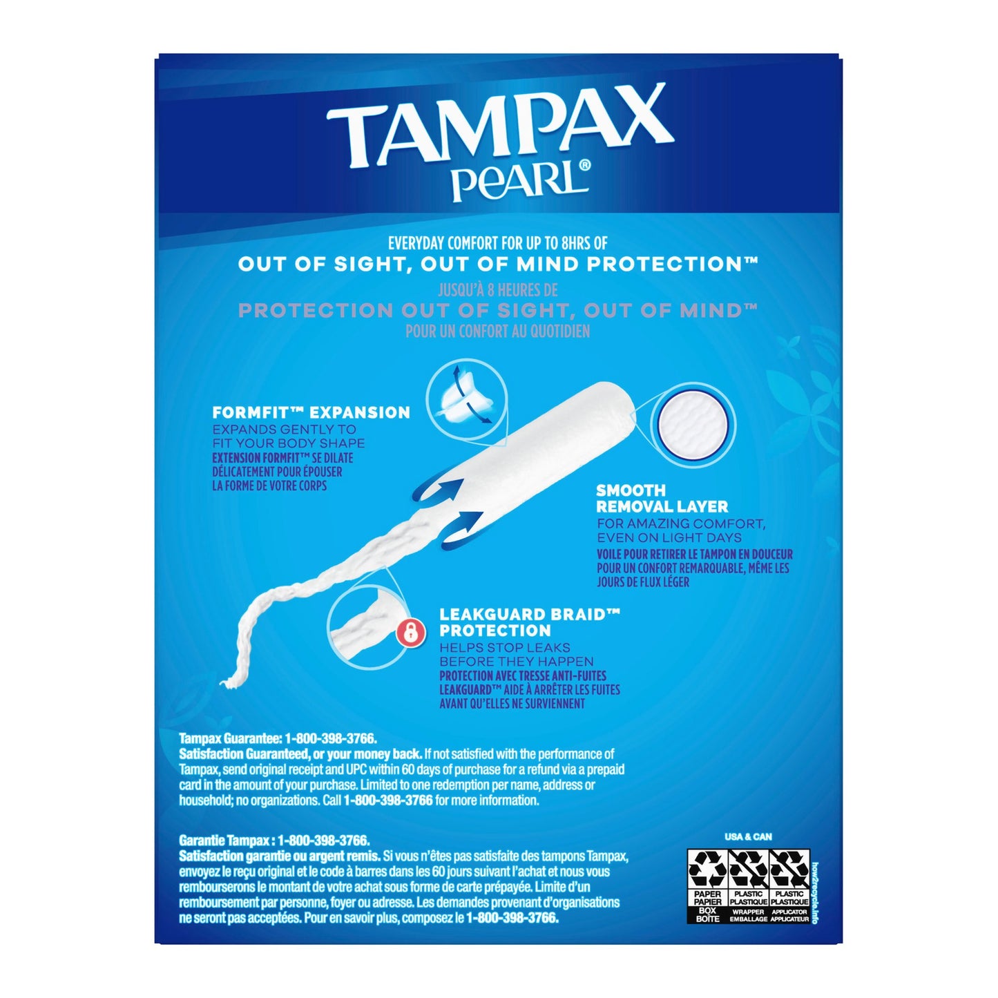 Tampax Pearl Tampons Super Absorbency Unscented 07301037908