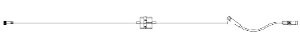 ICU Medical Macrobore Extension Set 11742-28, 1 Each