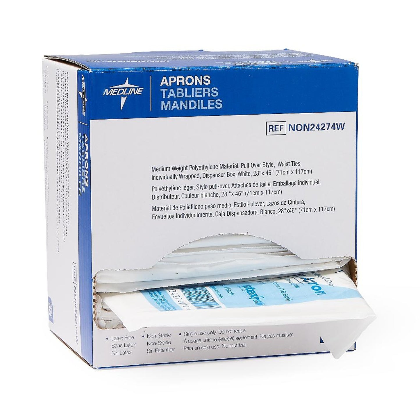 Medline® General Purpose Apron NON24274W
