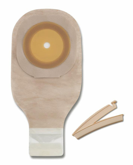 Hollister Premier One-Piece Drainable Ultra-Clear Ostomy Pouch Kit, 12 Inch Length, Up to 2 Inch Stoma 89004, Box of 5