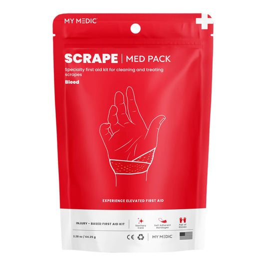 First Aid Medical Pack My Medic™ MED PACKS Scrape Pouch - MM-MD-PK-BLD-SCRP