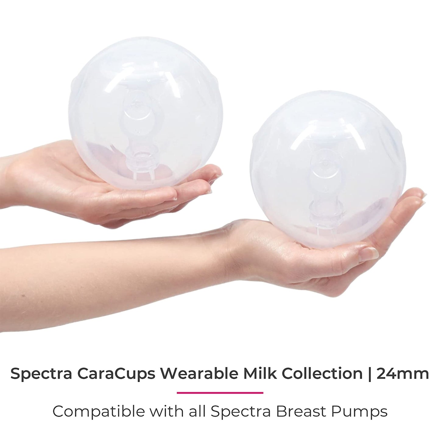 SpeCtra® 24-mm CaraCups Wearable Milk Collection Kit for SpeCtra Breast Pumps MM012225