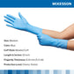 McKesson Confiderm® 6.5CX Nitrile Extended Cuff Length Exam Glove, Medium, Blue 14-676C