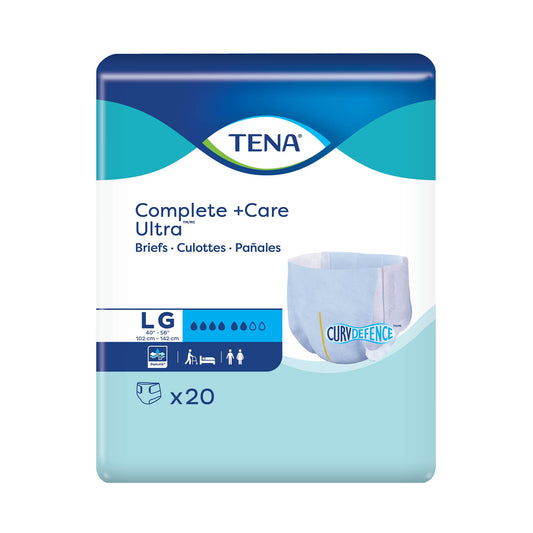 TENA Complete +Care Ultra™ Briefs with CurvDefence™, Large 67460