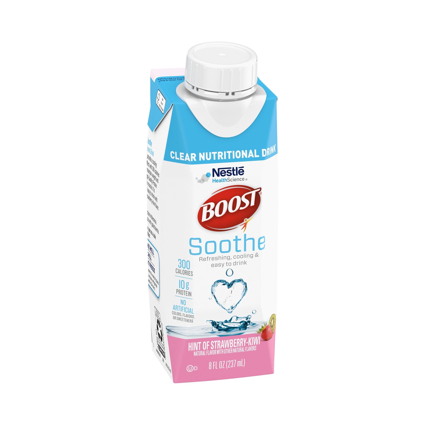 Boost® Soothe Strawberry Kiwi Clear Nutritional Drink, 8-ounce carton 00043900769462