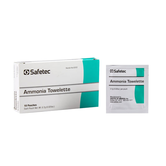 Safetec of America Safetec Ammonia / Alcohol Respiratory Stimulant 62022, Case of 300