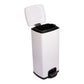 McKesson White Square Step-On Trash Can, 8 gallon 16-35266