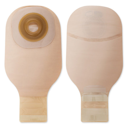 Ostomy Pouch Premier™ Flextend™ One-Piece System 12 Inch Length Soft Convex, Pre-Cut 1-1/4 Inch Stoma Drainable - 8664