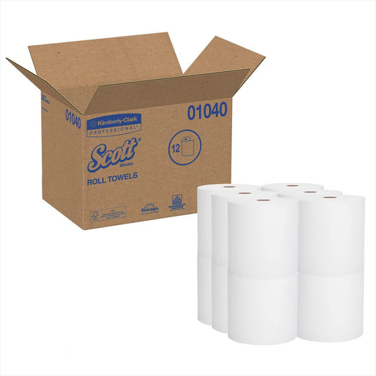 Scott Paper Towel, Hardwound Roll, 8" x 800' 01040