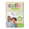 Unisex Toddler Training Pants Cutie Pants® Pull On with Tear Away Seams Size 4T to 5T Disposable Heavy Absorbency - WP9001/1