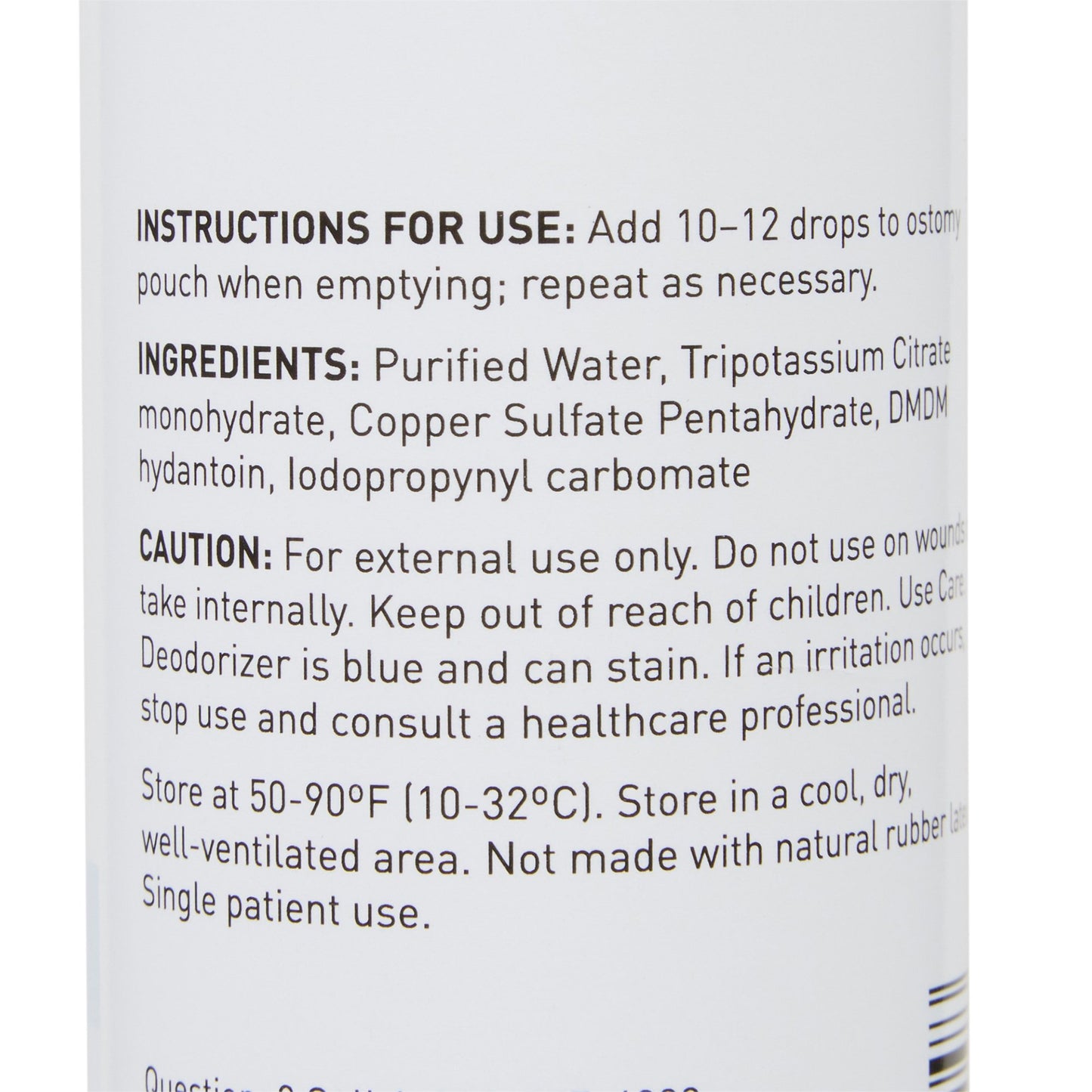 McKesson Ostomy Appliance Deodorant, 8-ounce squeeze bottle 137-5720