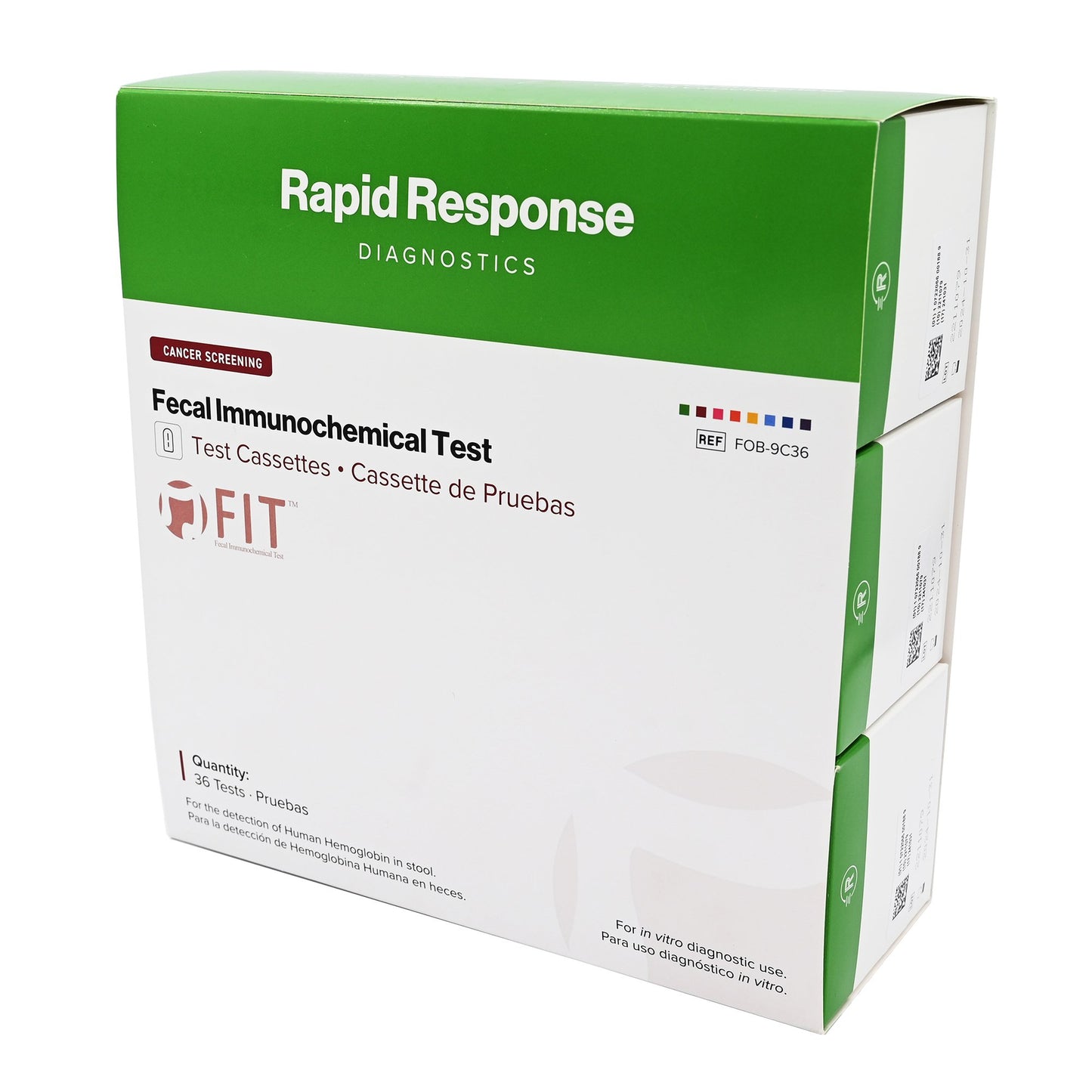 Rapid Response™ Fecal Occult Blood Colorectal Cancer Screening Test Kit FOB-9C36