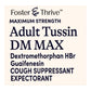 Foster & Thrive™ Adult Tussin DM Max Liquid, Raspberry & Menthol 70677103601