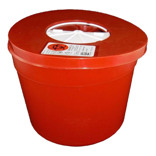 SharpSafety™ Multi-purpose Sharps Container, 1.25 Gallon, 6¾ x 8¾ Inch 8950SA