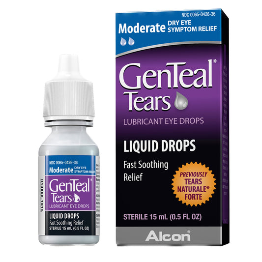GenTeal® Tears Lubricant Eye Drops Moderate 00065042636