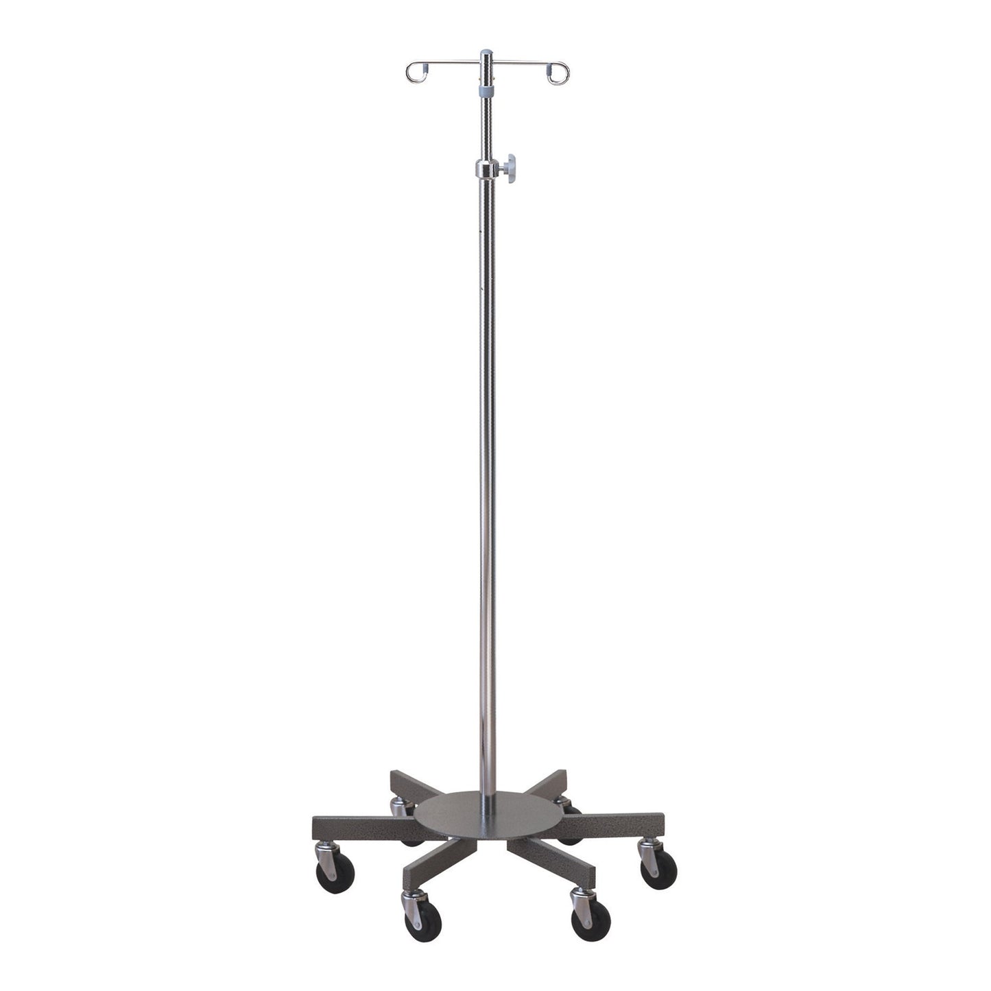 IV Stand Floor Stand 4 Hooks 6 Legs with Casters - 81-43409