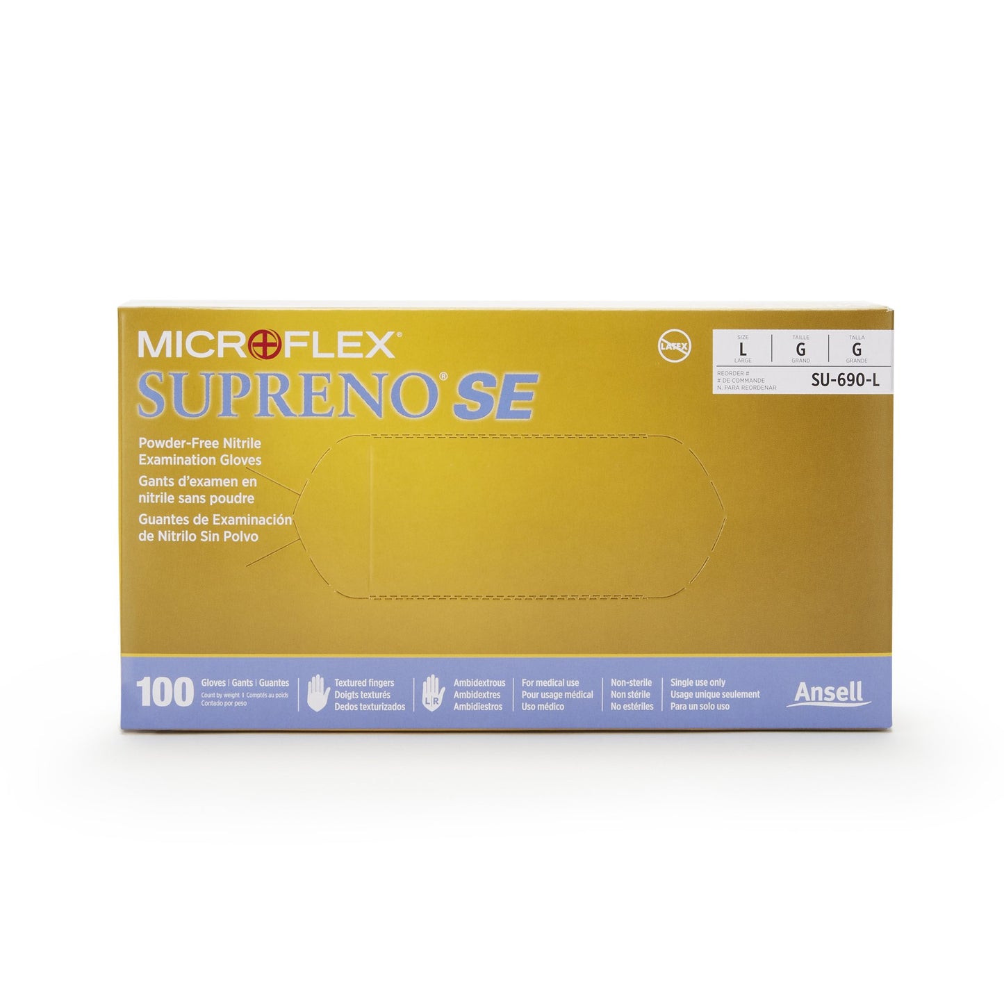 Supreno® SE Nitrile Exam Glove, Large, Blue SU-690-L
