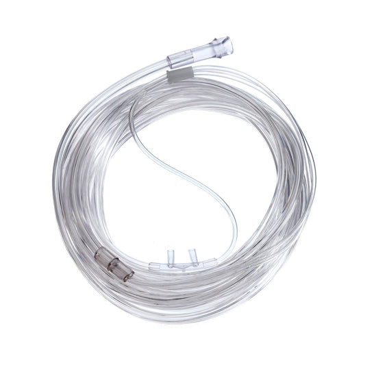 Nasal Cannula Hudson RCI® Adult Curved Prong / NonFlared Tip 14 Foot O2 Line - HUD1810