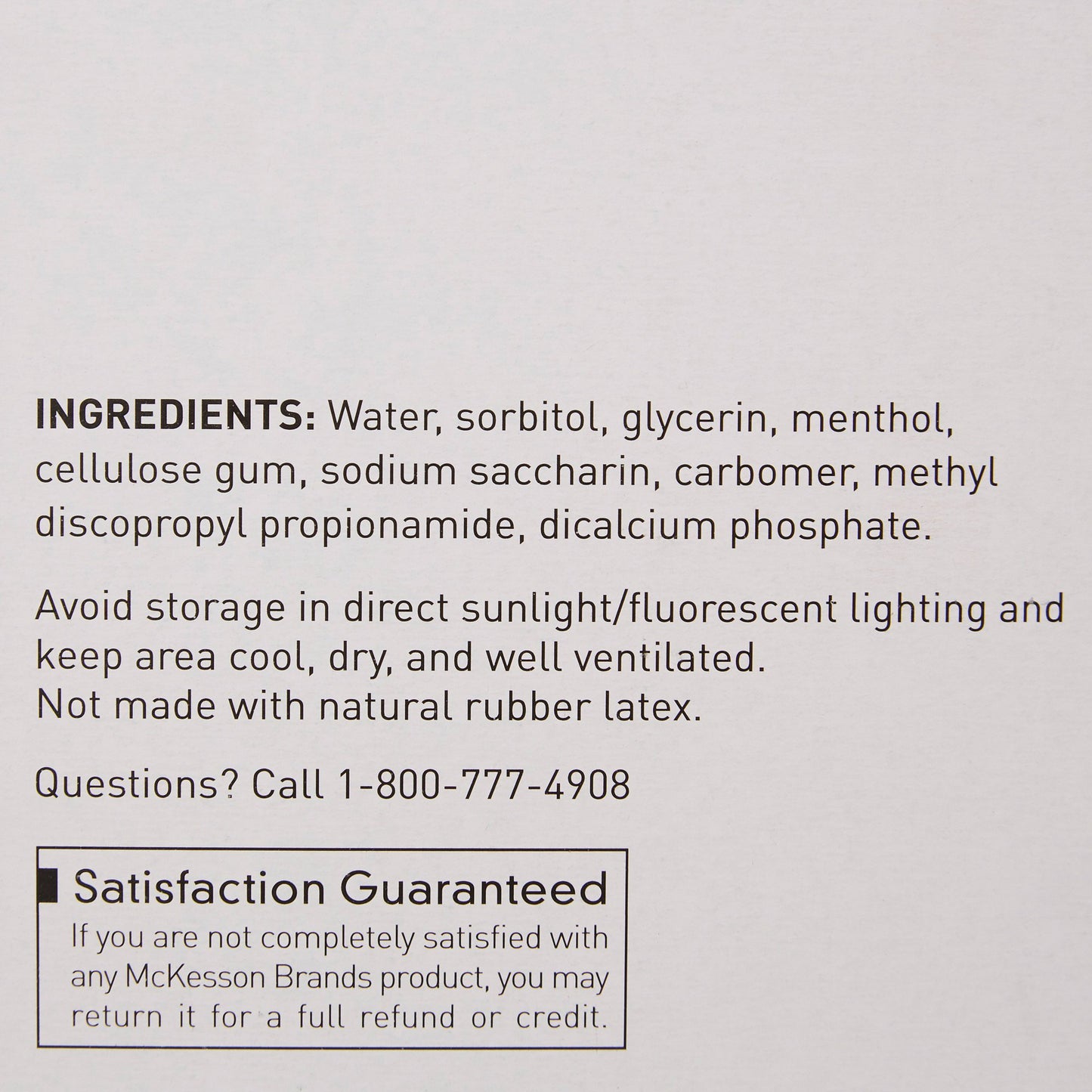 McKesson Oral Swabstick Foam Tip Dentifrice, 5 Inch, Mint, Pink 4833