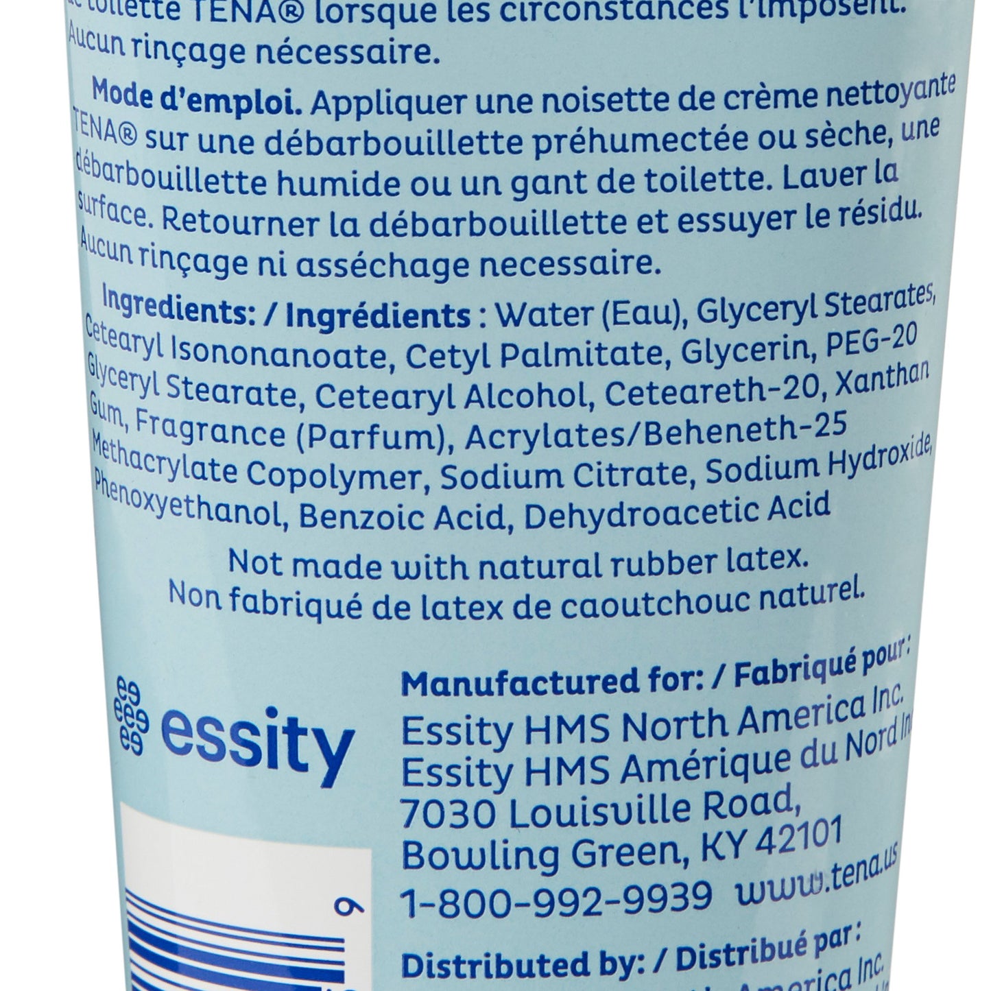 Tena® Body Wash Cleansing Cream, Alcohol-Free, White, 3-in-1 Formula, 8.5 ounces 64425