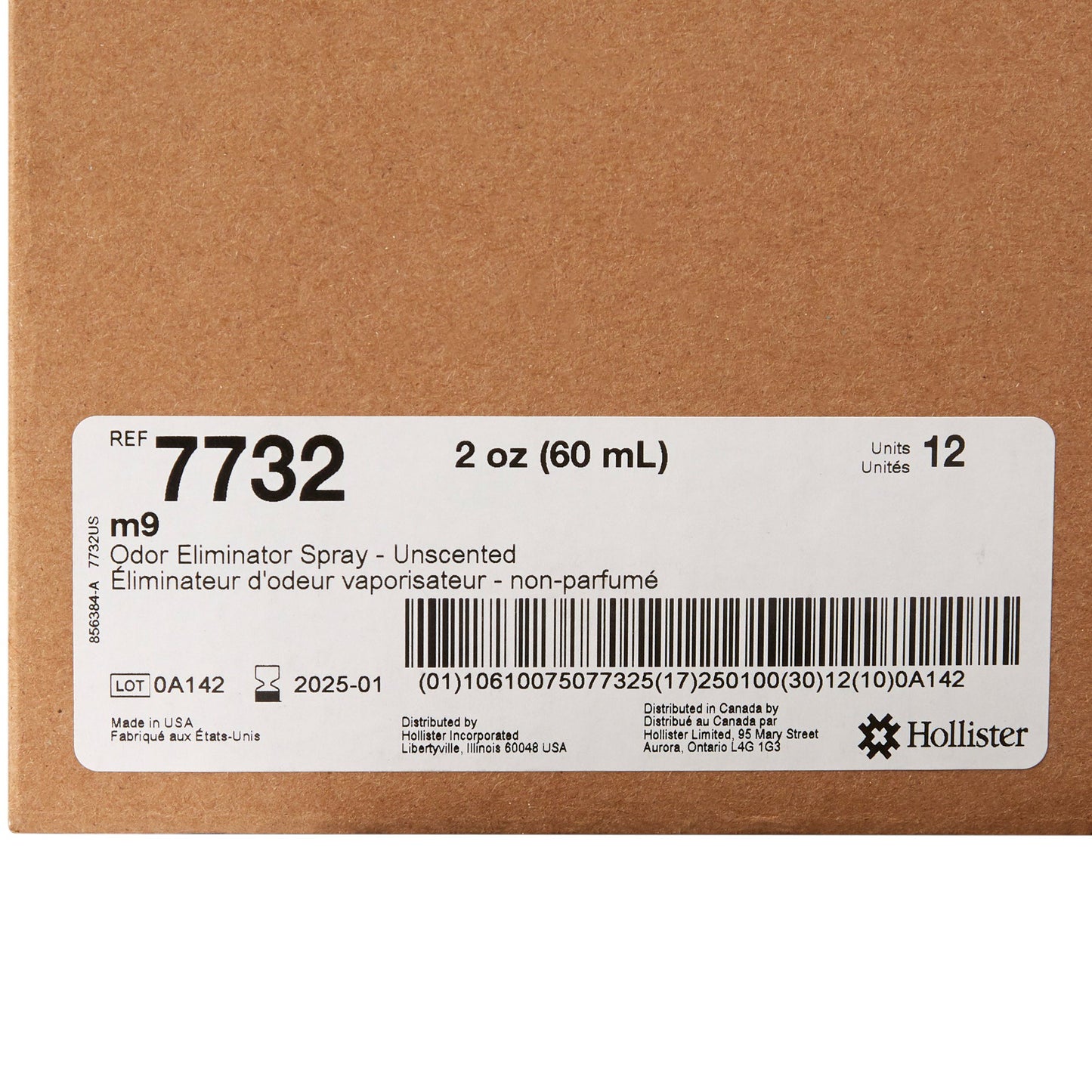 Hollister m9™ Odor Eliminator Spray, Unscented 7732