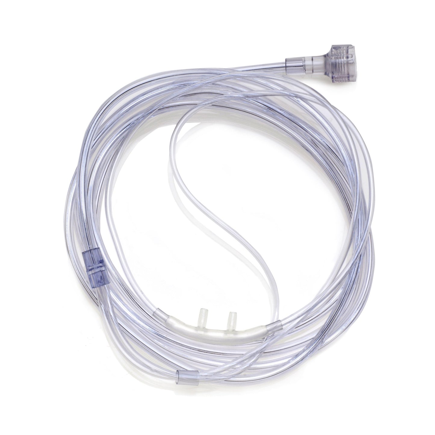 Nasal Cannula Softech® Adult Straight Prong / Flared Tip 7 Foot O2 Line - HUD1822