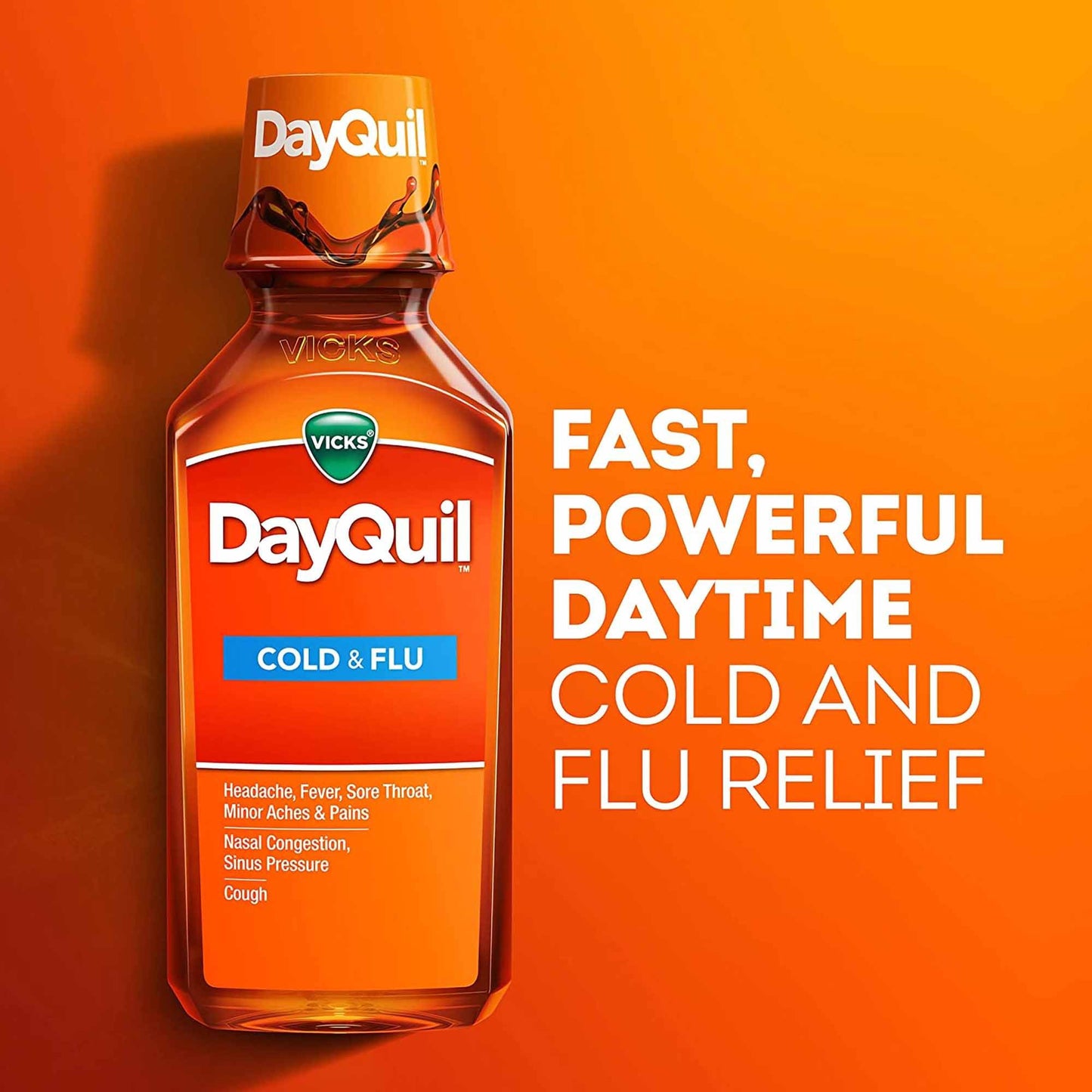 Vicks DayQuil Cold & Flu Liquid 32390001435