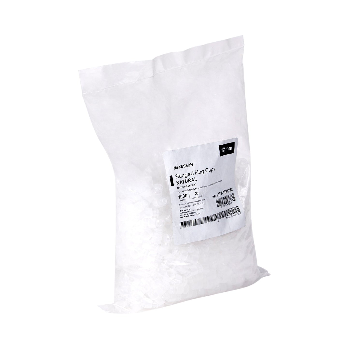 McKesson Tube Closure, 12 mm 177-118127C