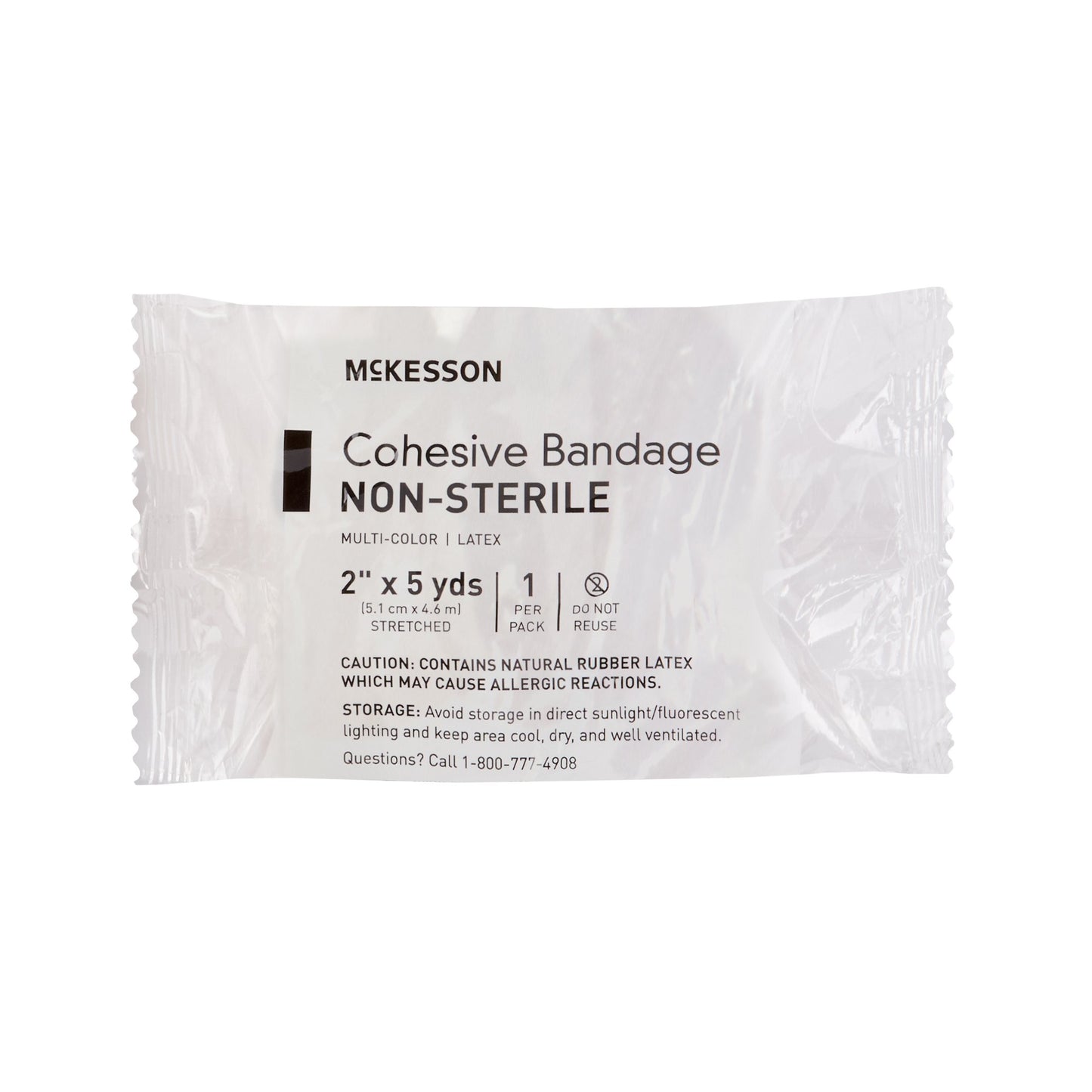 McKesson Self-adherent Closure Cohesive Bandage, 2 Inch x 5 Yard 16-4202