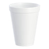 Dart Drinking Cup, White, Styrofoam, Disposable, 12 oz 12J12