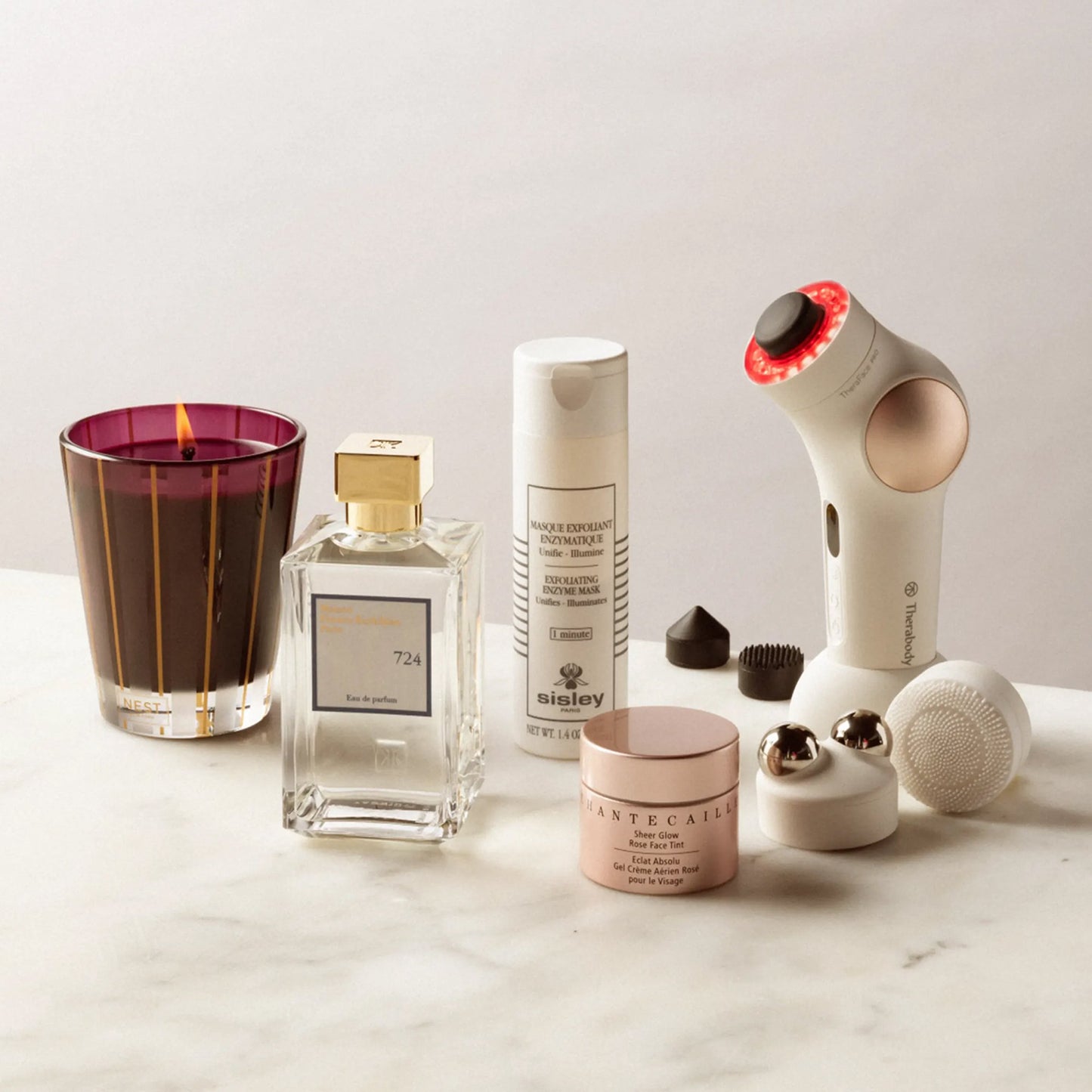 TheraFace Pro Hand-Held Face Massager & Cleanser, White TF02220-01