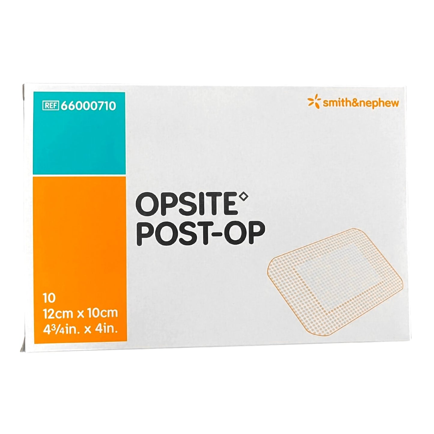 Transparent Film Dressing with Pad OpSite Post Op 4 X 4-3/4 Inch 3 Tab Delivery Rectangle Sterile - 66000710