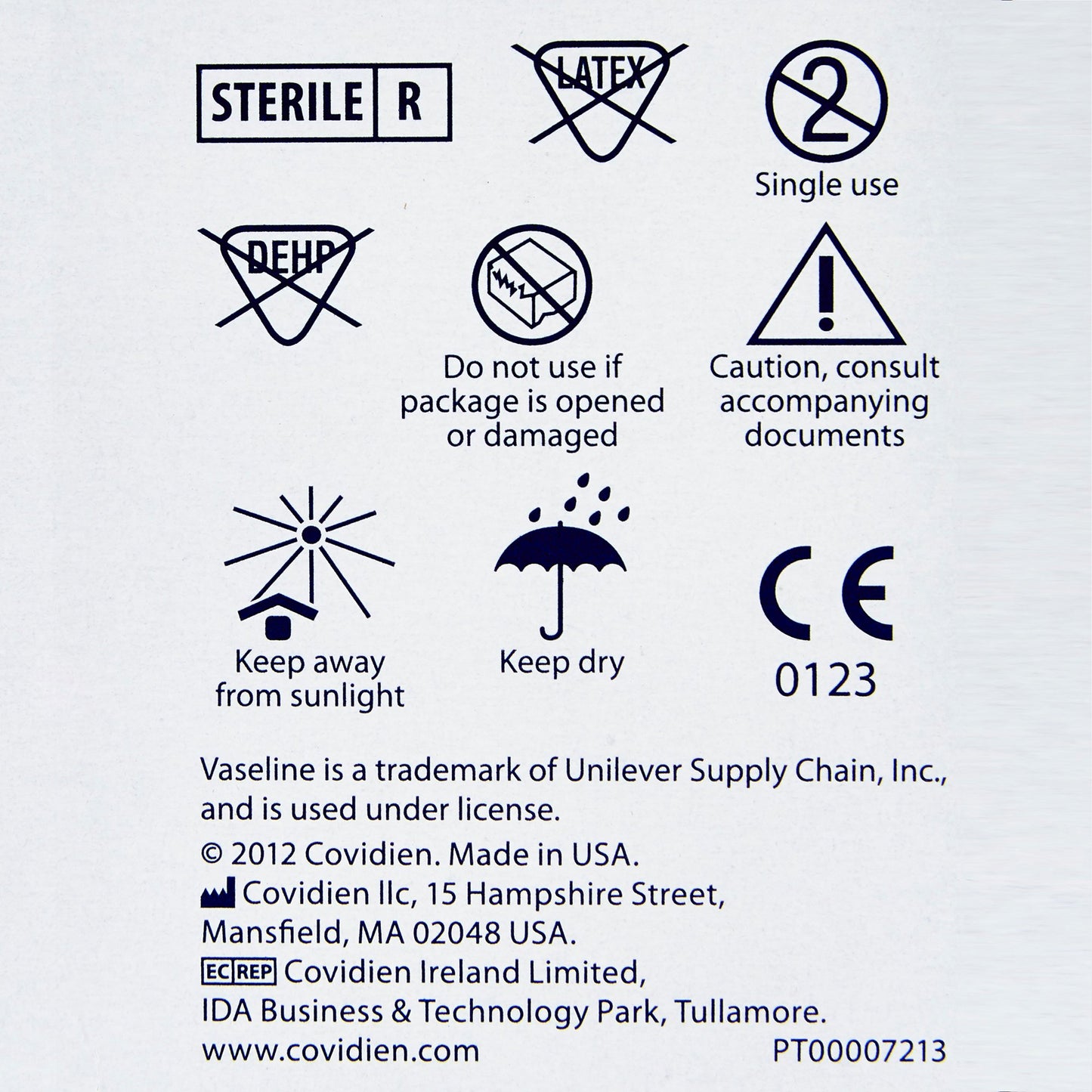 Vaseline® Petrolatum Impregnated Dressing, 3 x 18 Inch 8884414600