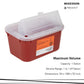 McKesson Prevent® Multi-purpose Sharps Container, 1 Gallon, 5 x 10 x 7 Inch 101-8703