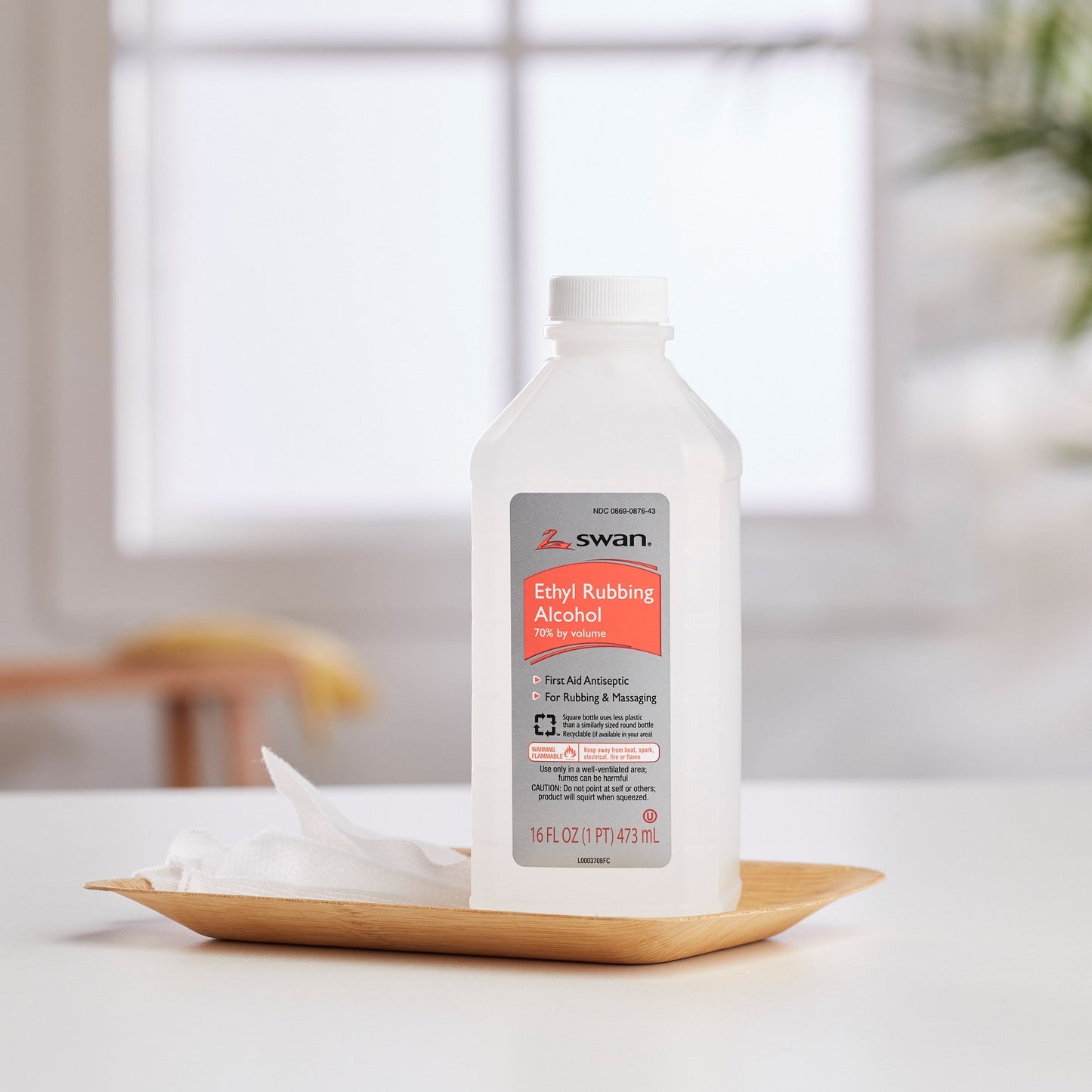 Swan Ethyl Alcohol Antiseptic, 16-ounce bottle 1000032333