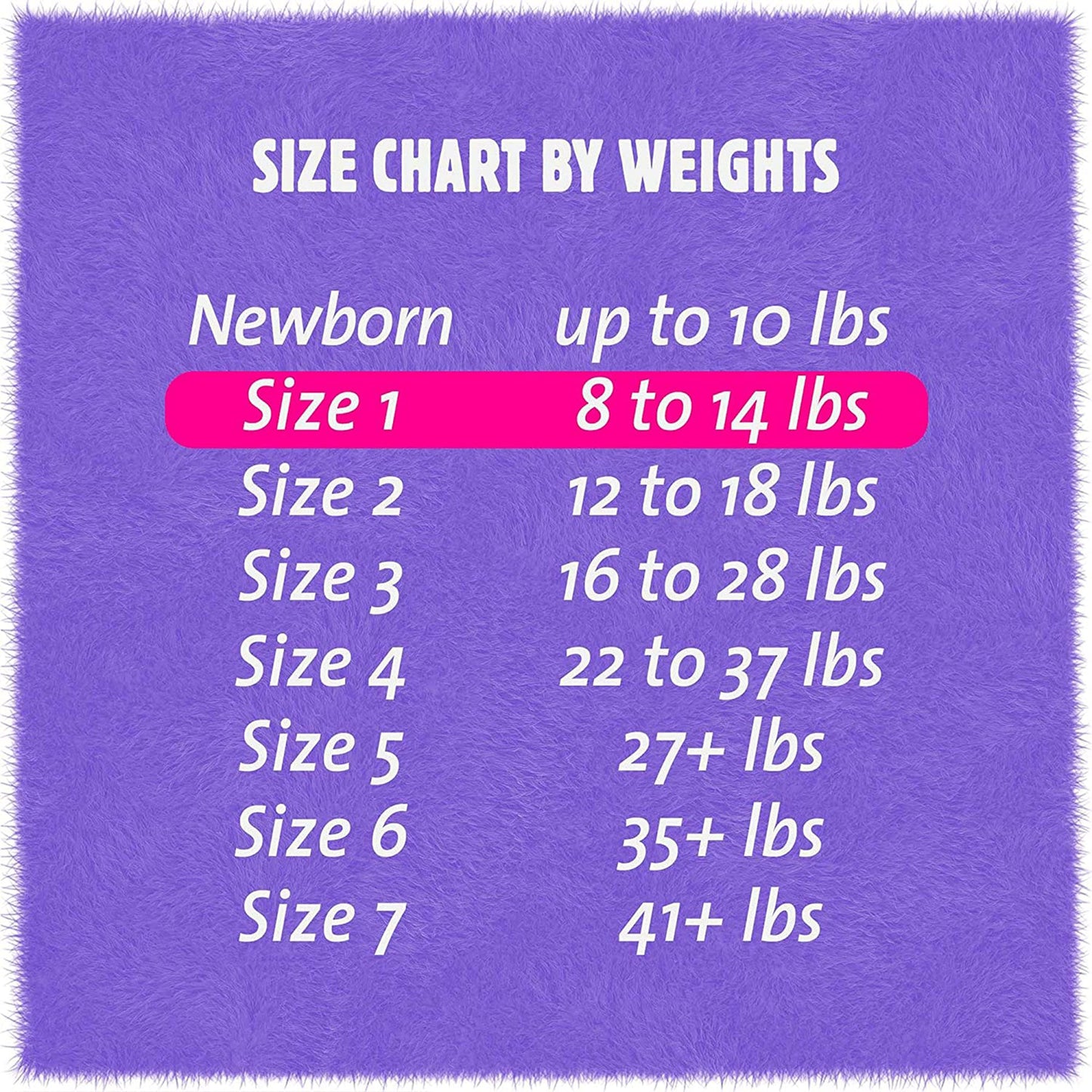 Cuties® Complete Care Diapers, Size 1 CDB001