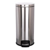 McKesson Trash Can, Stainless Steel, Round, 8 Gallons, 12 x 26.77 Inch 16-45269